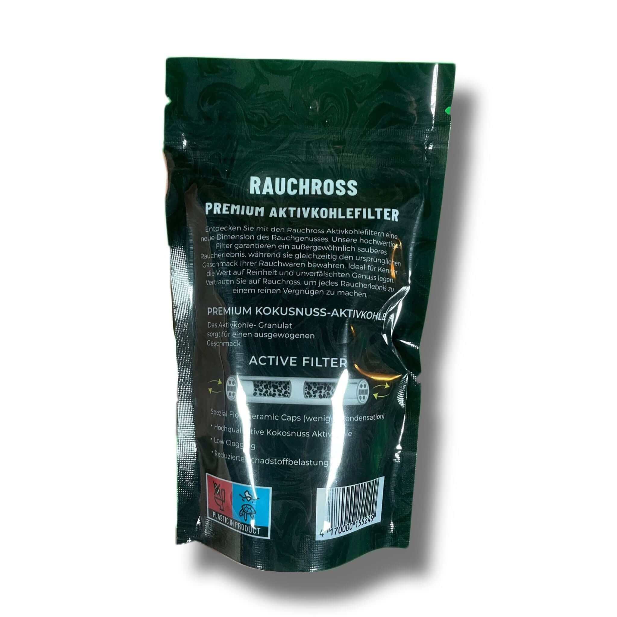 View details for Rauchross 51er Aktivkohle Filter Packung 6mm Rauchross 51er Aktivkohle Filter Packung 6mm
